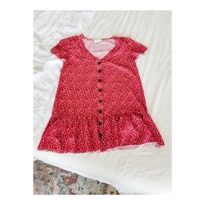 Goodnight Macaroon Red Floral Dress